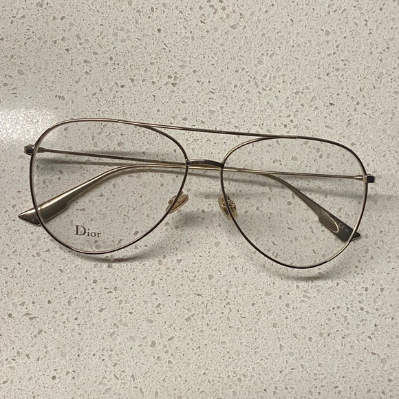 NWOT Dior Gold Aviator Glases - Picture 5 of 6
